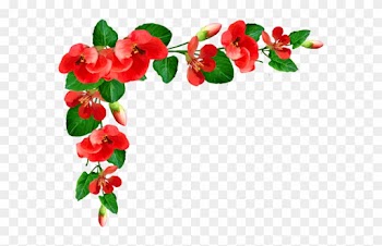 Bordure Fleur Clipart 5 By Tracy - Roses Corner Border