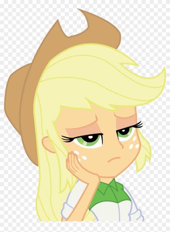 Bored Applejack By Sketchmcreations - Mlp Equestria Girls Applejack Sad
