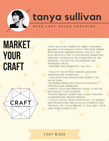 BOSS LADY SALON COACHING — CRAFT ACADEMY SALON