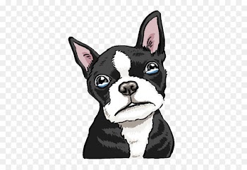 Boston Terrier Sticker Paper Wall decal Dog breed - hike love stickers 