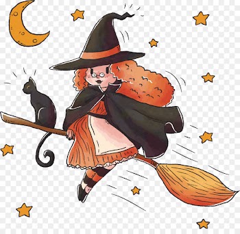 Boszorkxe1ny Magic Witchcraft - Hand painted magic witch 