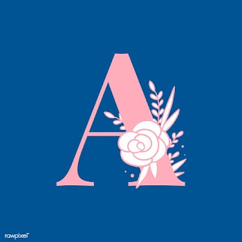 Botanical capital letter A vector | Free stock vector - 532956