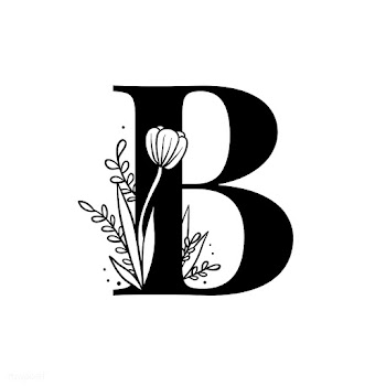 Botanical capital letter B vector | Free stock vector - 533018