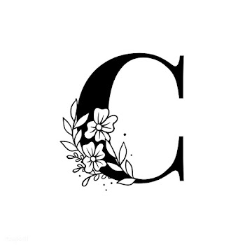 Botanical capital letter C vector | Free stock vector - 532922