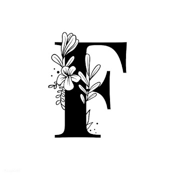 Botanical capital letter F vector | Free stock vector - 532910