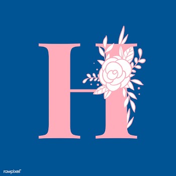 Botanical capital letter H vector | Free stock vector - 532932