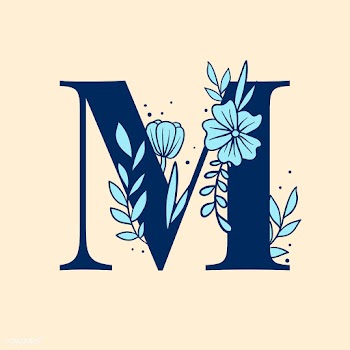 Botanical capital letter M vector | Free stock vector - 532934