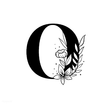 Botanical capital letter O vector | Free stock vector - 532927