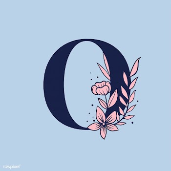 Botanical capital letter O vector | Free stock vector - 533002