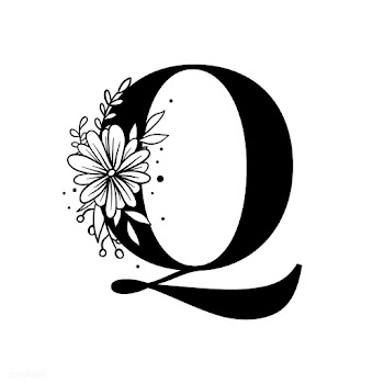 Botanical capital letter Q vector | Free stock vector - 532941