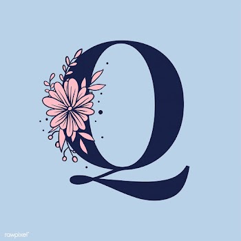 Botanical capital letter Q vector | Free stock vector - 532977