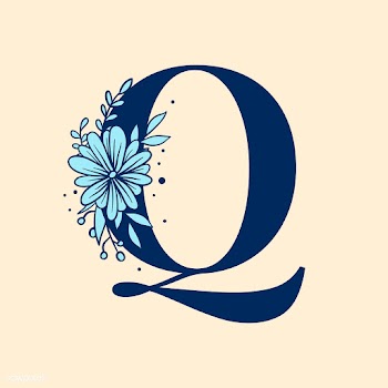 Botanical capital letter Q vector | Free stock vector - 532990