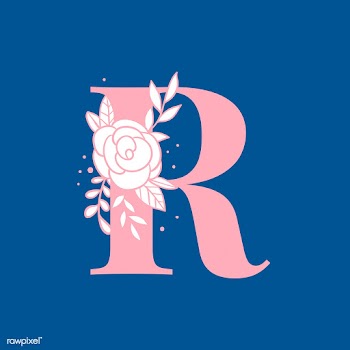 Botanical capital letter R vector | Free stock vector - 532966