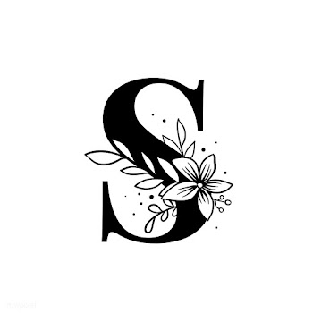 Botanical capital letter S vector | Free stock vector - 532992