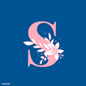 Botanical capital letter S vector | Free stock vector - 533011