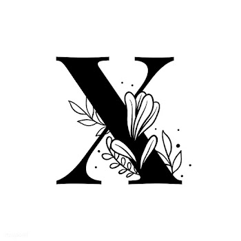 Botanical capital letter X vector | Free stock vector - 532912