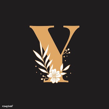 Botanical capital letter Y vector | Free stock vector - 533010