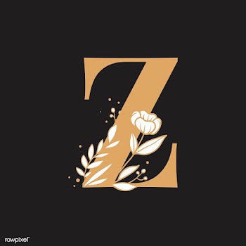 Botanical capital letter Z vector | Free stock vector - 532925