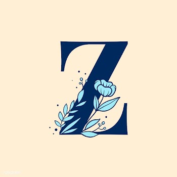 Botanical capital letter Z vector | Free stock vector - 532946