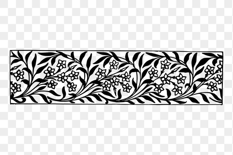 Botanical divider png sticker decorative | Free PNG - rawpixel