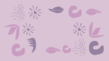 Botanical doodle frame desktop wallpaper, | Free Vector - rawpixel