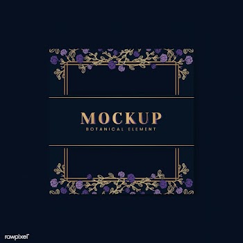Botanical floral mockup illustration | Free stock vector - 555537