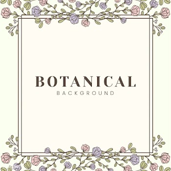 Botanical floral mockup illustration | Free stock vector - 555543