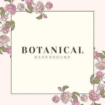 Botanical floral mockup illustration | Free stock vector - 555544