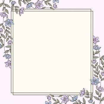 Botanical floral mockup illustration | Free stock vector - 555550