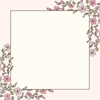Botanical floral mockup illustration | Free stock vector - 555553