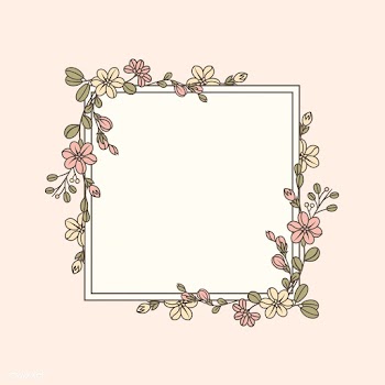 Botanical floral mockup illustration | Free stock vector - 555556