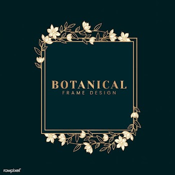 Botanical floral mockup illustration | Free stock vector - 555564