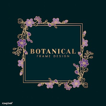 Botanical floral mockup illustration | Free stock vector - 555565