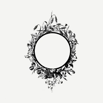 Botanical frame collage element, vintage | Free PSD Illustration - rawpixel
