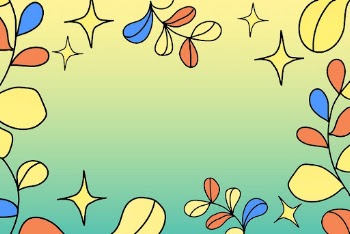Botanical frame, colorful leaves illustration | Free Vector - rawpixel