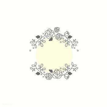 Botanical frame design element vector | Free stock vector - 523494