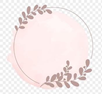 Botanical frame png ornament in pink… | Free stock illustration | High Resolution graphic