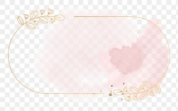 Botanical frame png ornament in pink… | Free stock illustration | High Resolution graphic