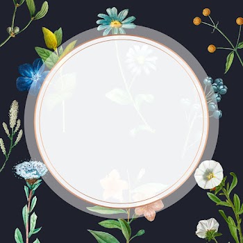Botanical gold frame vector vintage summer drawing