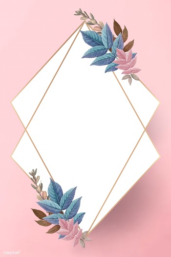 Botanical leaf frame | Free stock vector - 593831