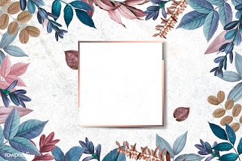 Botanical leaf frame | Free stock vector - 593834