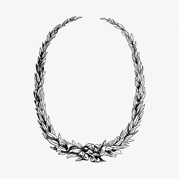 Botanical leafy frame illustration clipart | Free Vector - rawpixel