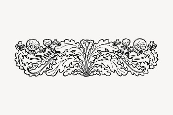 Botanical ornament clipart, drawing illustration | Free Vector Illustration - rawpixel