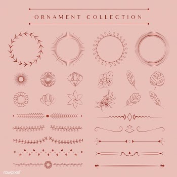 Botanical ornament collection | Free stock vector - 494621