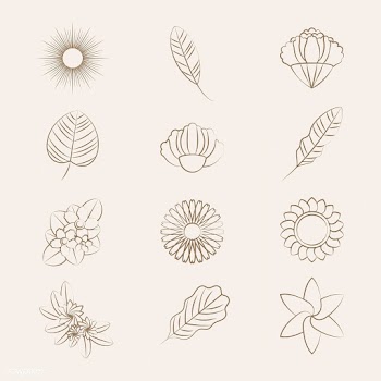 Botanical ornament element collection | Free stock vector - 494574
