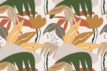 Botanical pattern collage element, earth | Free Vector - rawpixel
