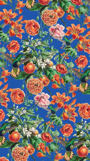 Botanical pattern mobile wallpaper, vintage | Free Photo - rawpixel