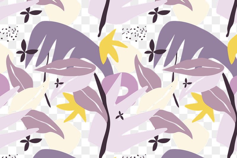 Botanical pattern png background, transparent | Free PNG - rawpixel