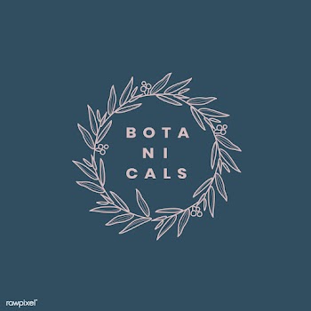 Botanical style badge design vector | Free stock vector - 523378
