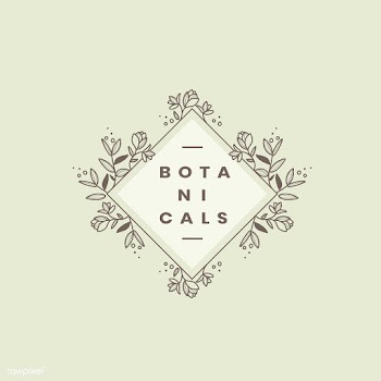 Botanical style badge design vector | Free stock vector - 523492